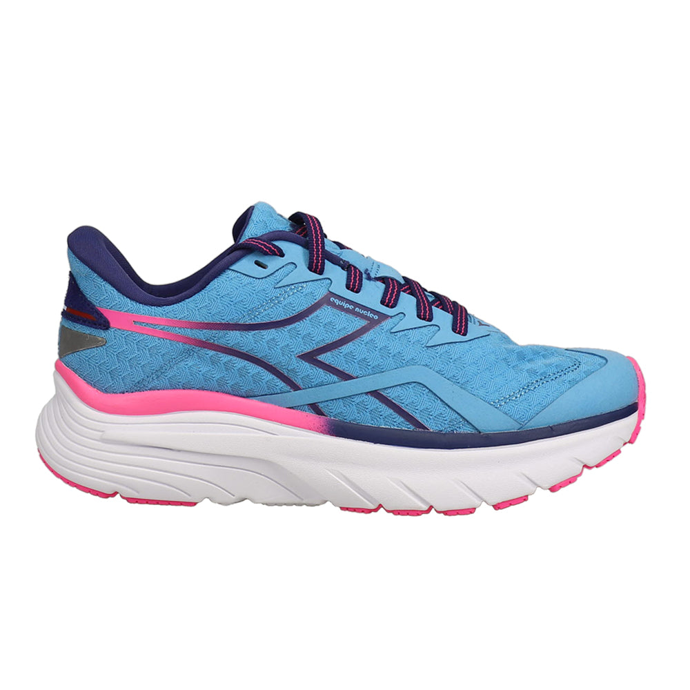 Womens Diadora Equipe Nucleo, Bonnie Blue/Pink Fluo, 7.5 B Medium