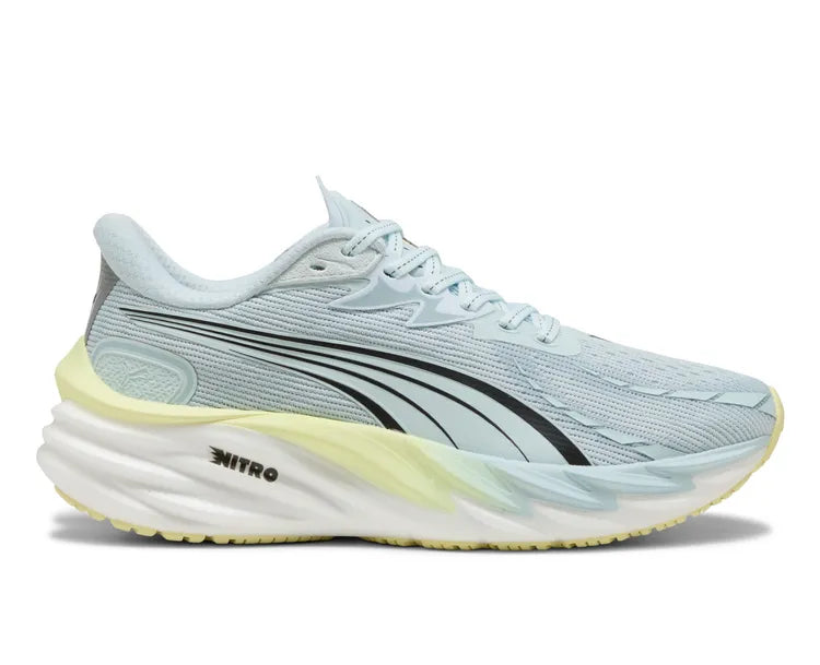 Women's Puma Velocity Nitro 4, Sea Glass/Gold Moon, 7.5 B Medium