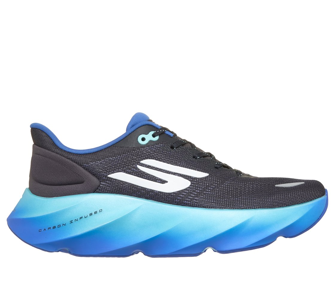 Men's Skechers Aero Burst, Navy/Aqua, 10 D Medium