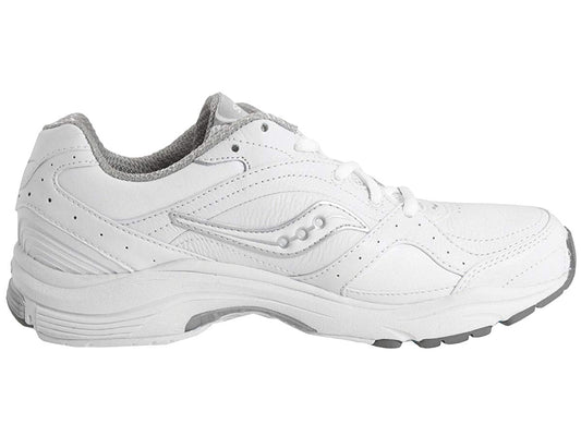 Womens Saucony Progrid Integrity ST2, White/Silver, 6.5 B Medium