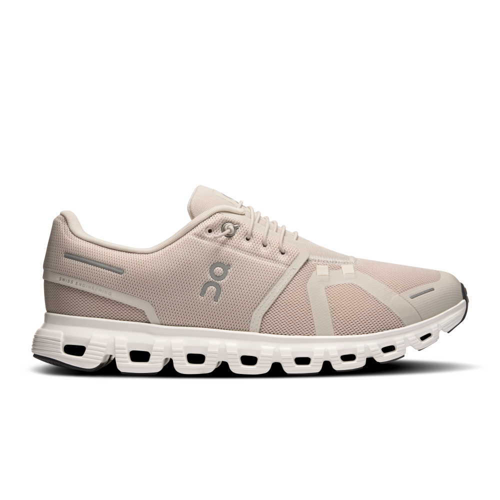 Men's On Cloud 6, Pearl/White, 9 D Medium