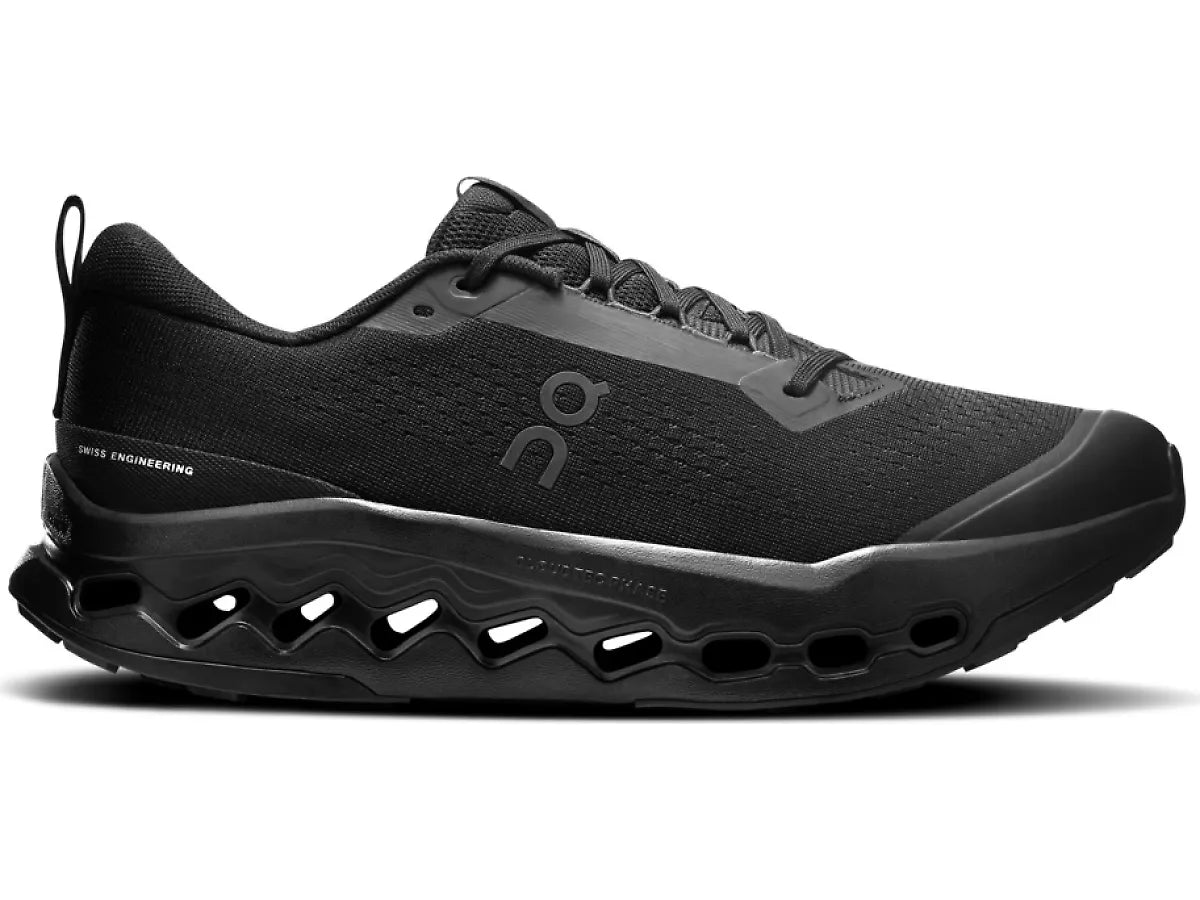 Men's On Cloudsurfer Trail 2, Black/Eclipse, 12.5 D Medium