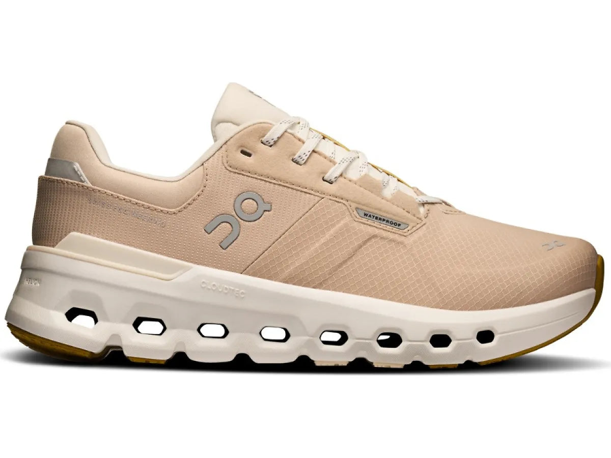 Women's On Cloudrunner 2 Waterproof, Sand/Dew, 8.5 B Medium