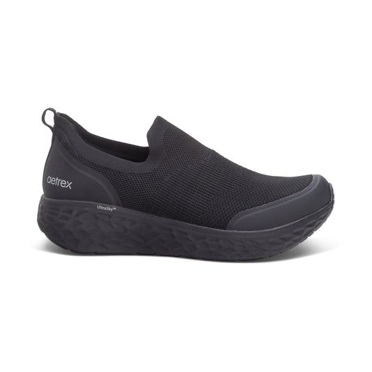 Men's Aetrex Dash, Black/Black, 8.5-9 D Medium