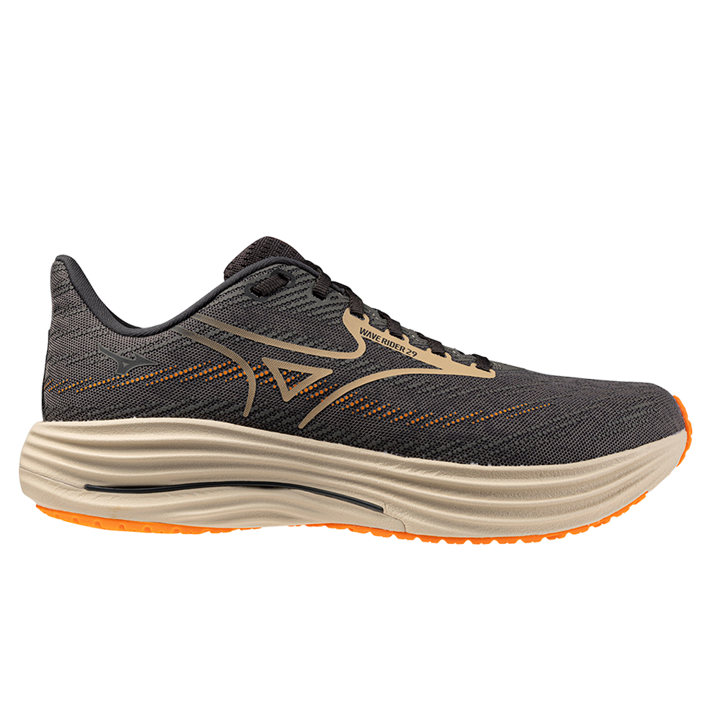 Men's Mizuno Wave Rider 29, Quiet Shade/Summer Sand, 10.5 D Medium