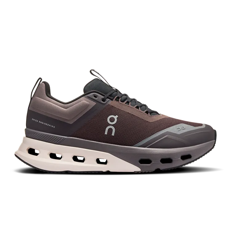 Women's On Cloudnova X, Pebble/Black, 10 B Medium