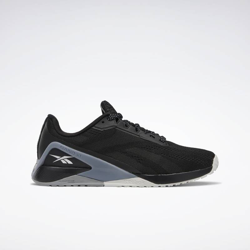 Women's Reebok Nano X1, Black/Cool Shadow/Cold Grey, 8 B Medium