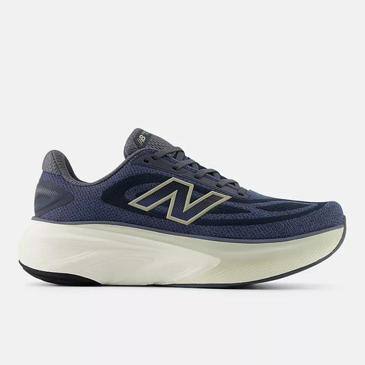 Men's New Balance Fresh Foam X More v6, Graphite/Vintage Indigo, 9 2E Wide