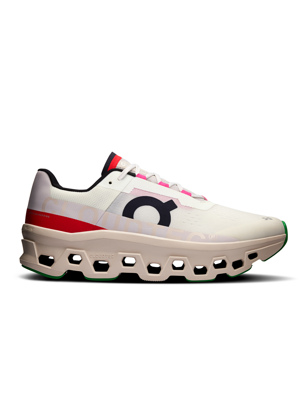 Men's On Cloudmonster, Ivory/Pearl, 8.5 D Medium