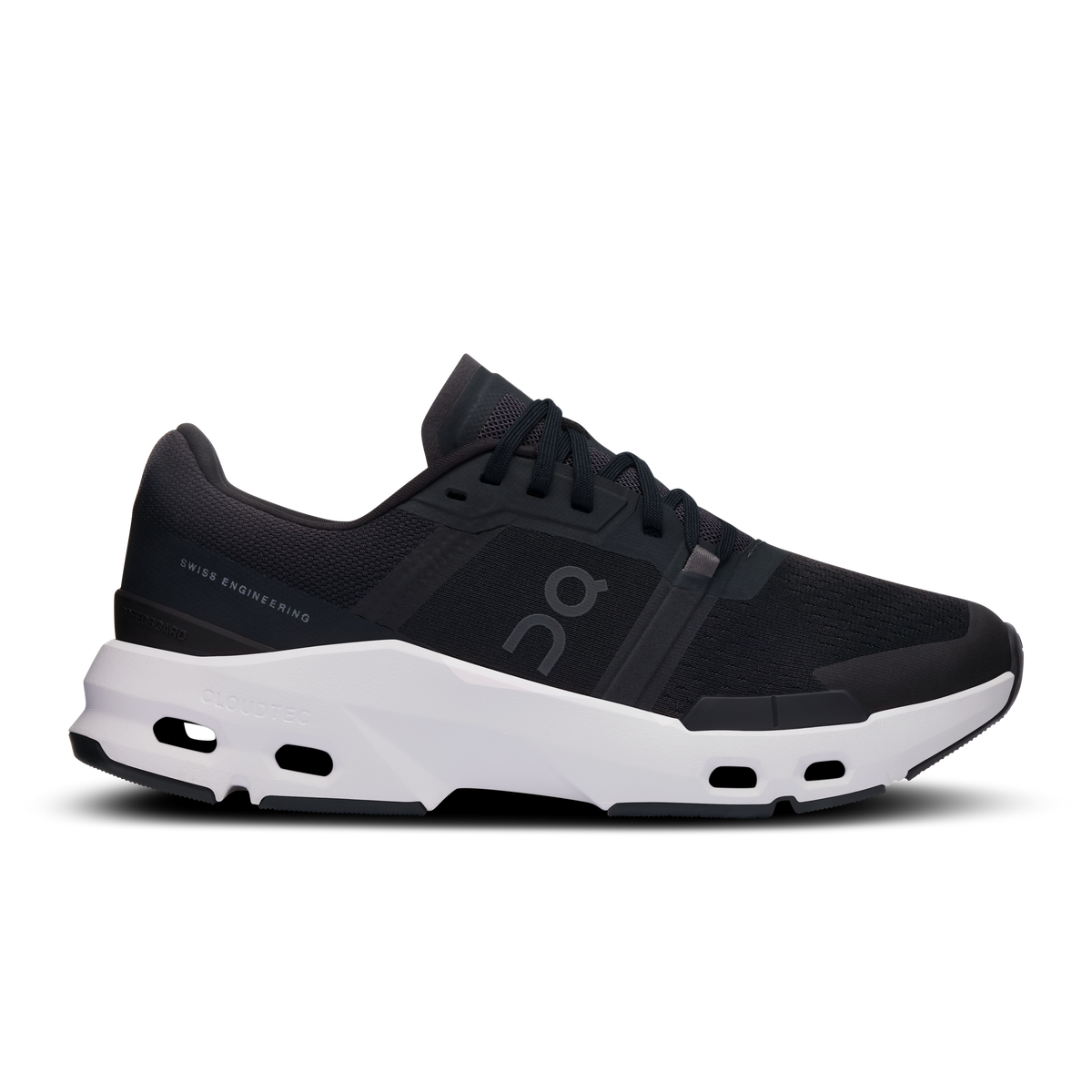 Women's On Cloudpulse, Black/White, 5 B Medium