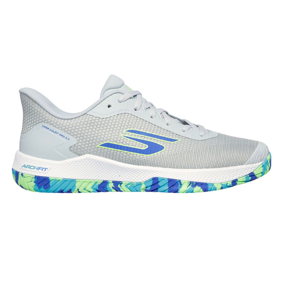Men's Skechers Viper Court Pro 2.0, Gray, 10 D Medium