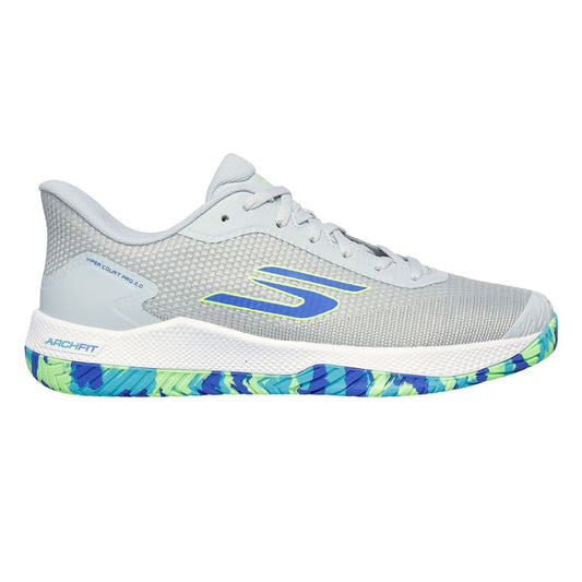 Men's Skechers Viper Court Pro 2.0, Gray, 10 D Medium