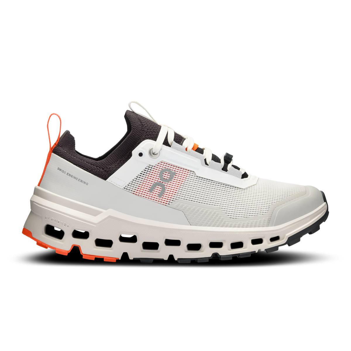 Women's On Cloudultra 2, White/Wolf, 6.5 B Medium