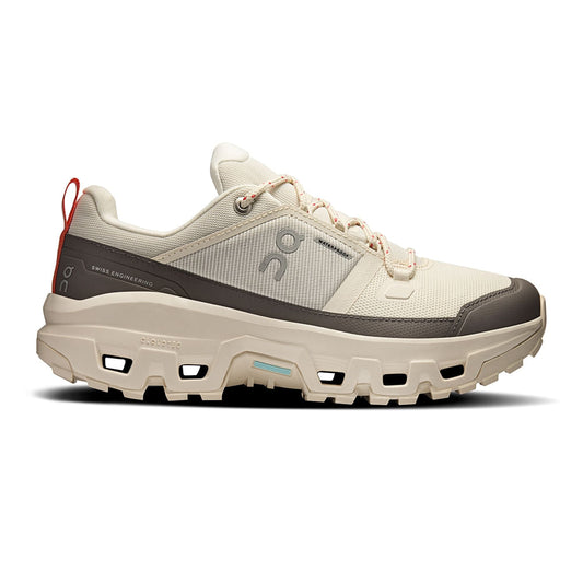 Women's On Cloudrock Low WP, Ivory/Ivory, 6 B Medium