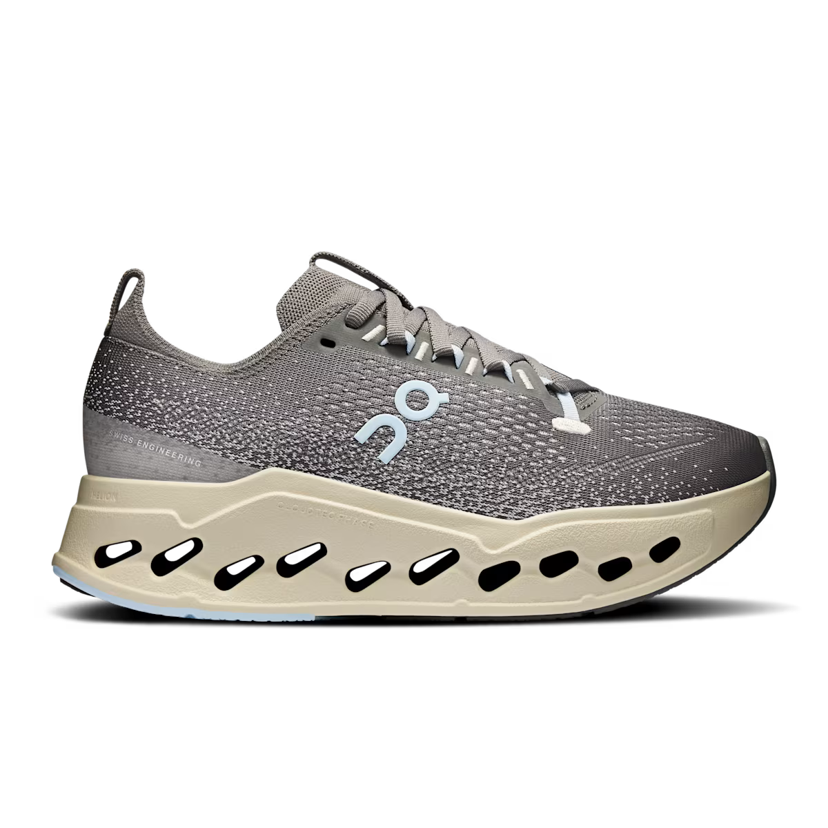 Women's On Cloudsurfer Max, Asphalt/Ice, 9.5 B Medium