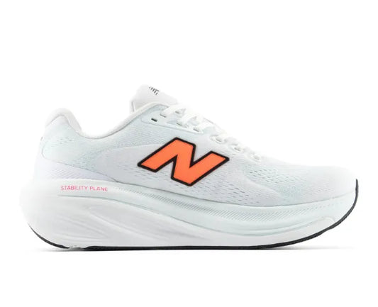 Men's New Balance Fresh Foam X 860v15, NB 103 White/Tangerine Heat/Glint Blue, 13 2E Wide