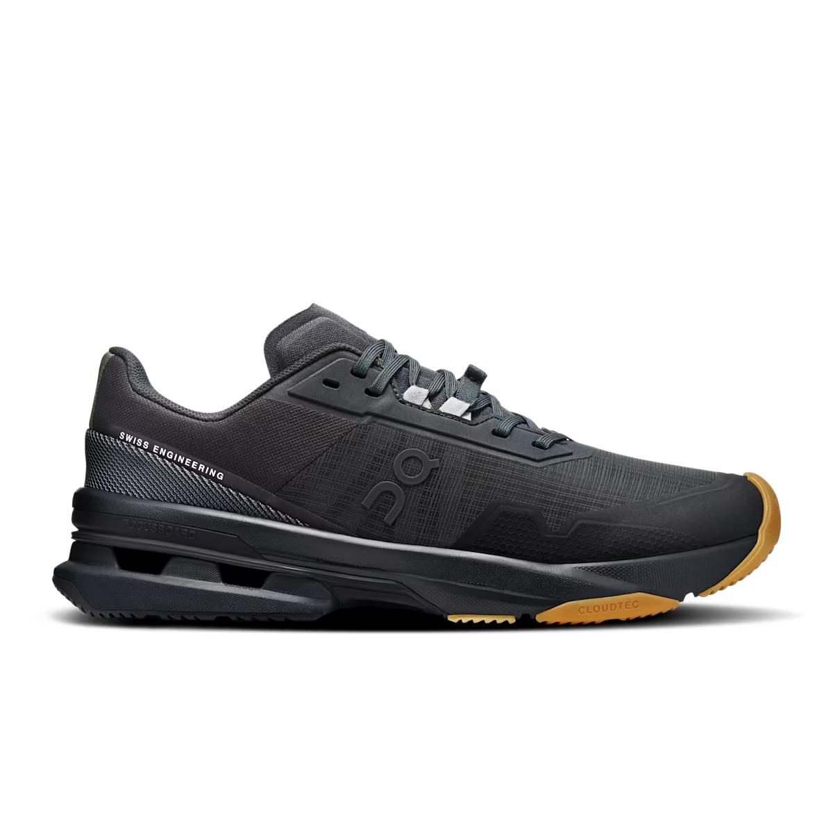 Women's On Cloudpulse Pro, Black/Rock, 10 B Medium