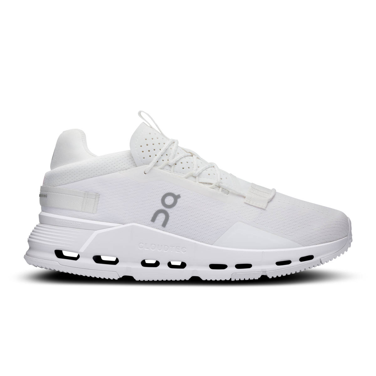 Men's On Cloudnova 2, All White, 10 D Medium