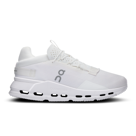 Men's On Cloudnova 2, All White, 10 D Medium