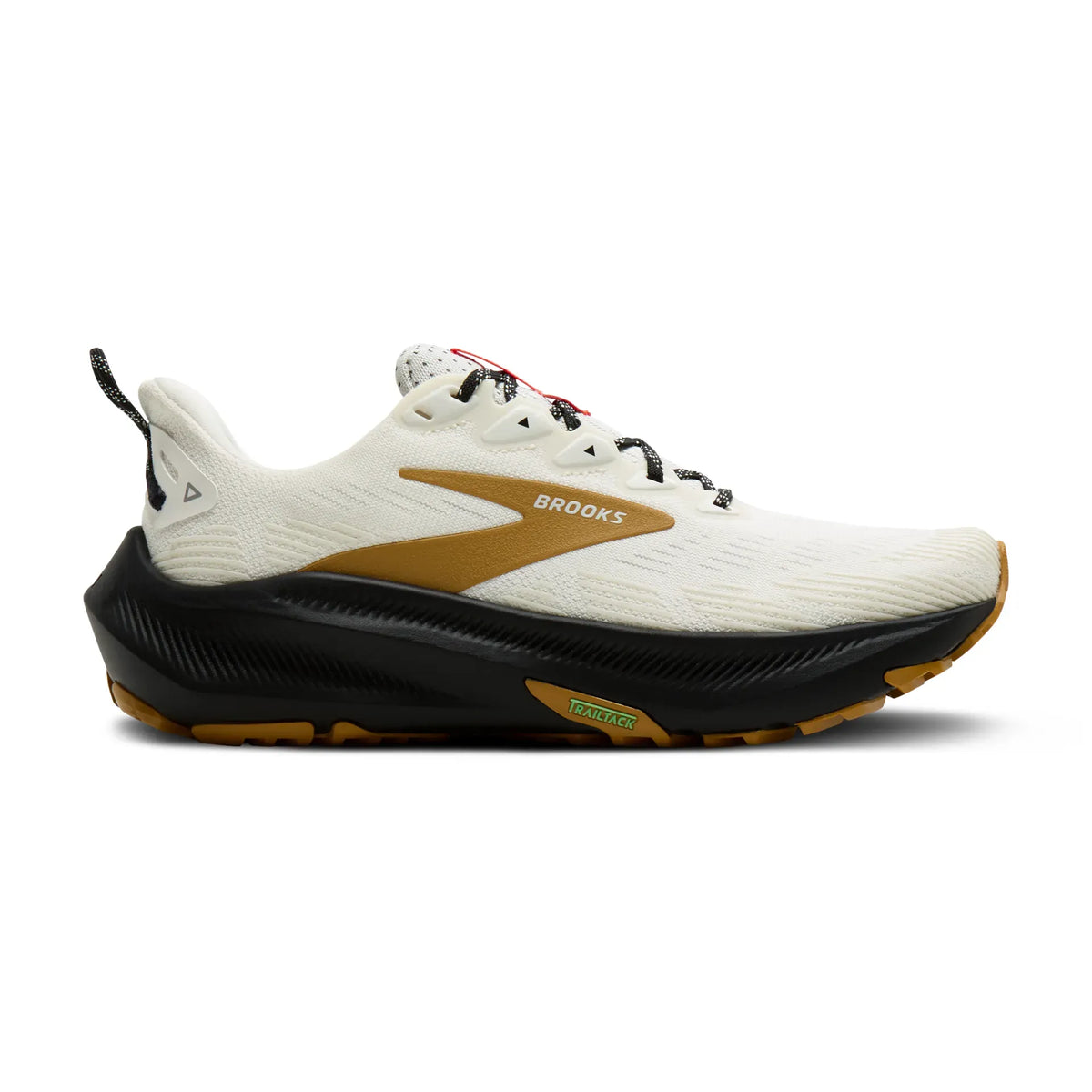 Men's Brooks Ghost Trail, Coconut/Black/Coyote, 11 D Medium