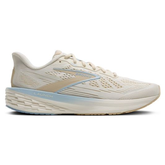 Women's Brooks Launch 12, Coconut/Sand/Skyway, 8.5 B Medium