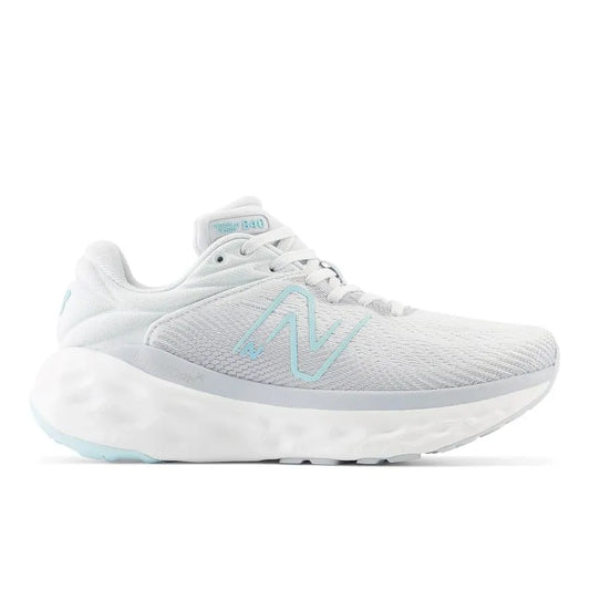 Womens New Balance Fresh Foam X 840v1, Quartz Grey/Virtual Blue/Bright Cyan/White, 6 D Wide