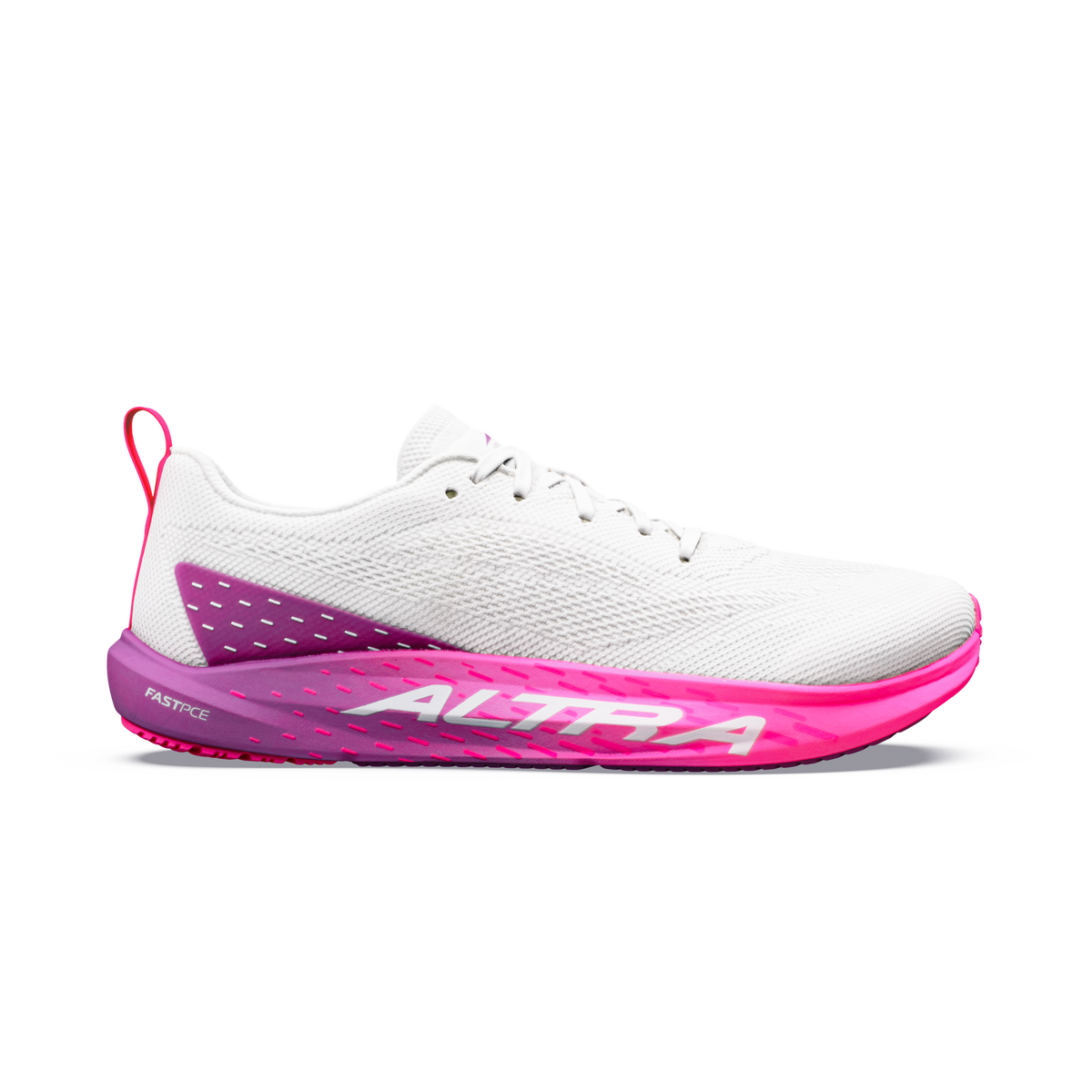 Women's Altra Vanish Pulse, White/Purple/Cactus Purple, 11 B Medium