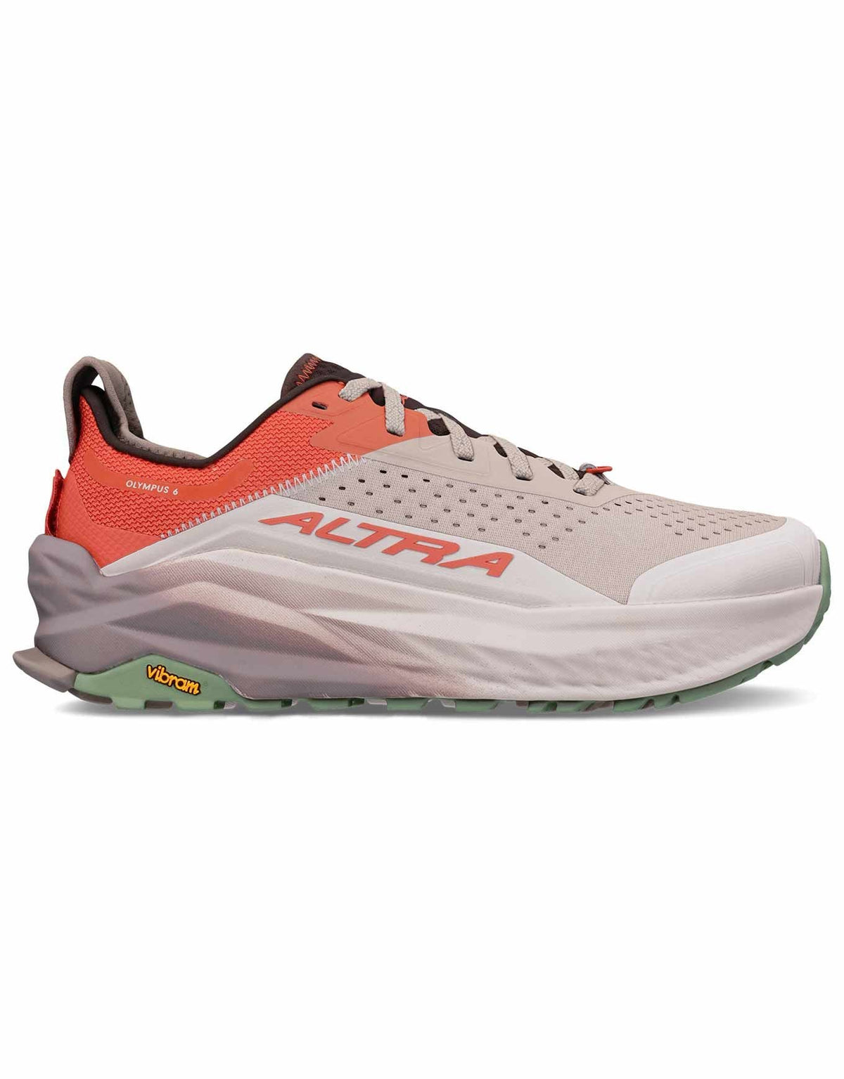 Men's Altra Olympus 6, Orange/Clay, 10.5 D Medium