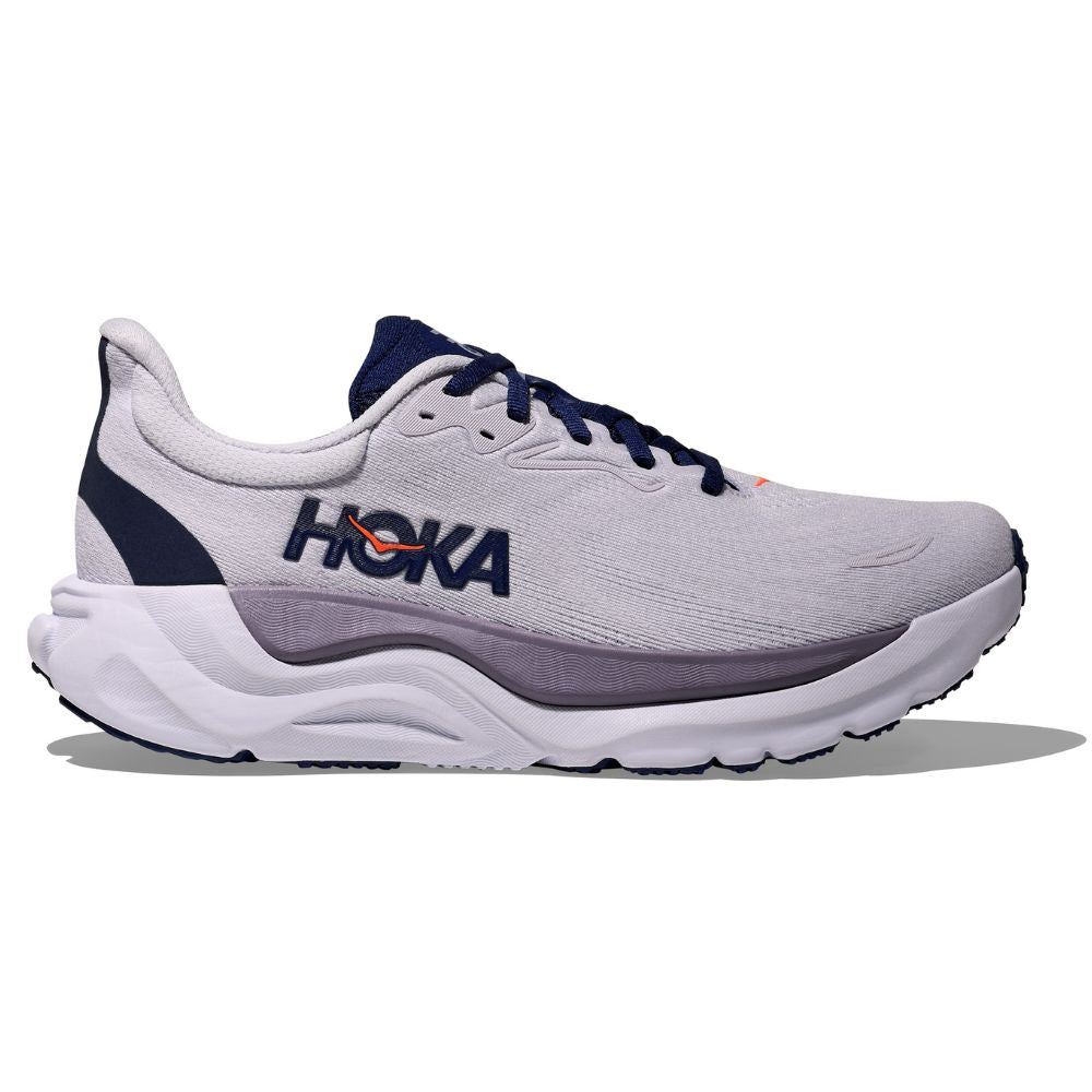 Women's Hoka Arahi 8, Starlight Glow/Midnight Blue, 9.5 D Wide