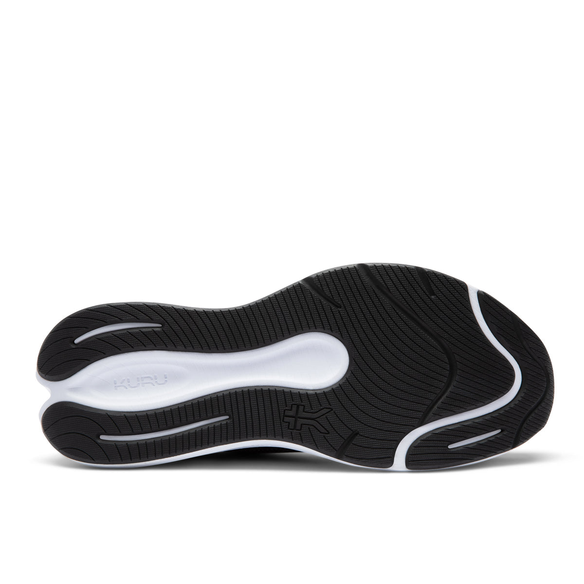 Men's KURU ATOM 2 Slip-On, Jet Black/Bright White