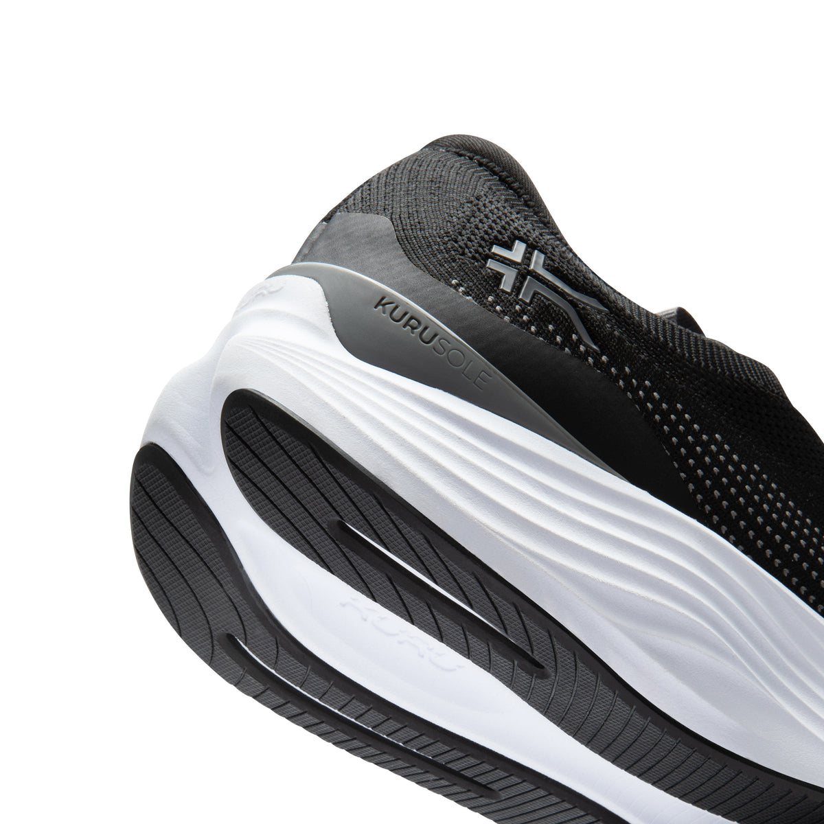 Men's KURU ATOM 2 Slip-On, Jet Black/Bright White