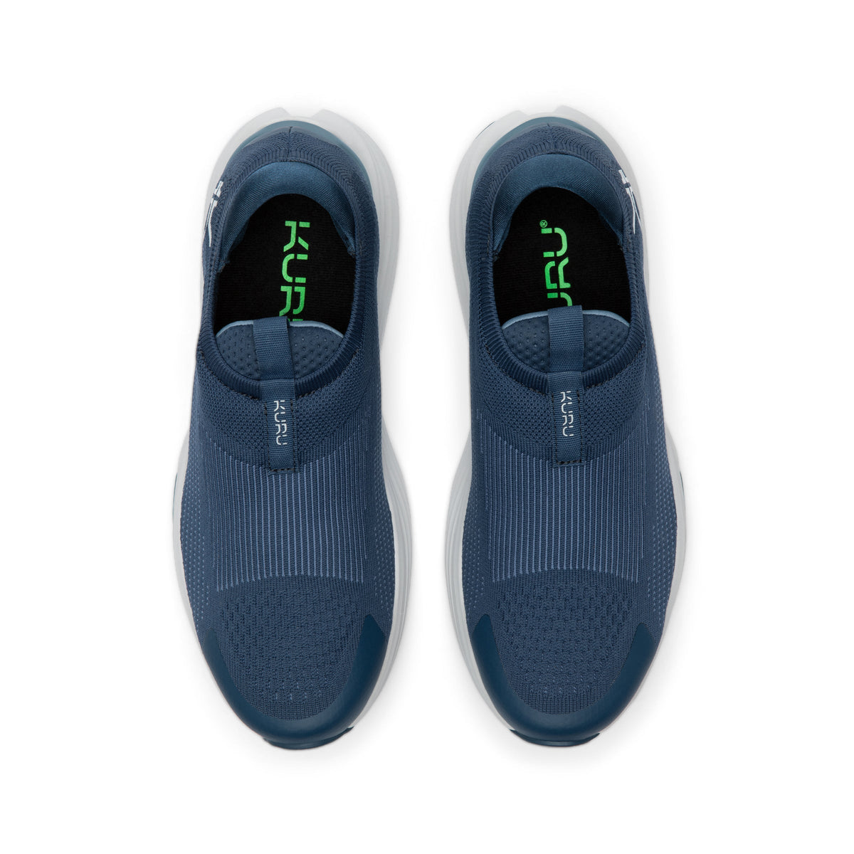 Men's KURU ATOM 2 Slip-On, Mountain Blue/Dove Gray
