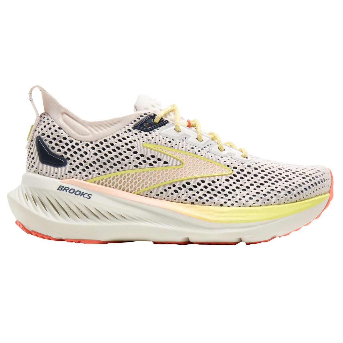 Women's Brooks Glycerin 23, Pastel/Quince/Indigo, 12 B Medium