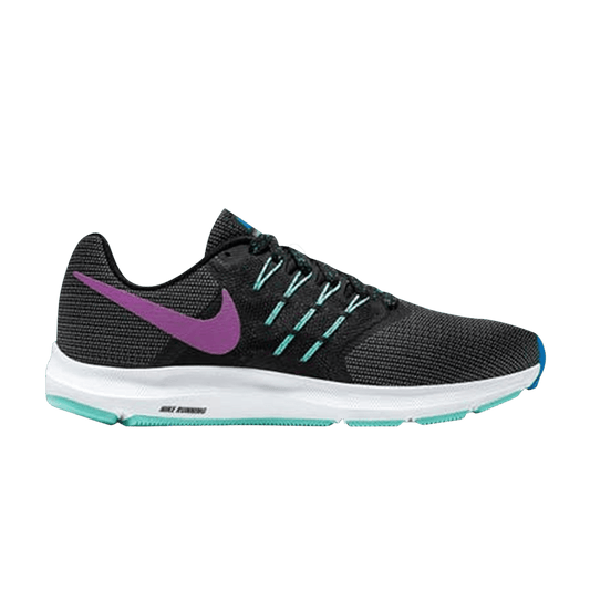 Women's Nike Swift 2, Black/Vivid Purple-Light Aqua-Photo Blue, 8 B Medium