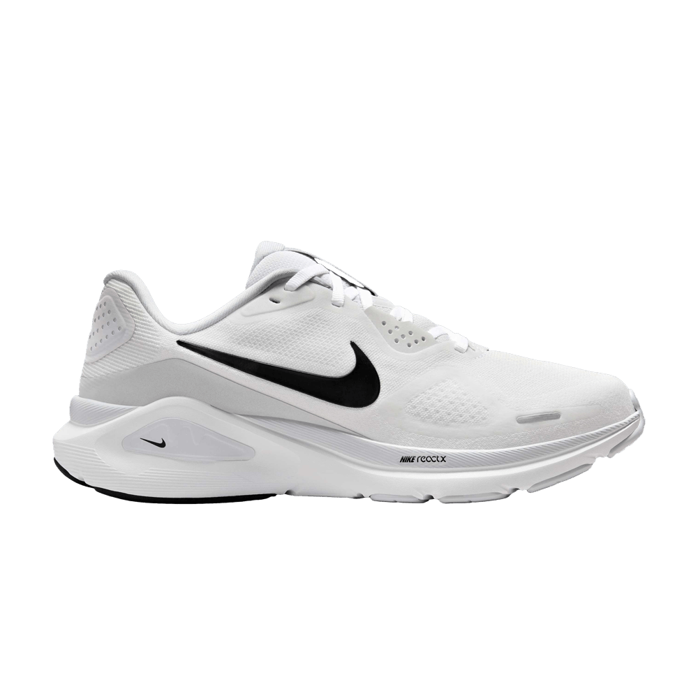 Women's Nike Structure 26, White/Black/Pure Platinum, 11 B Medium
