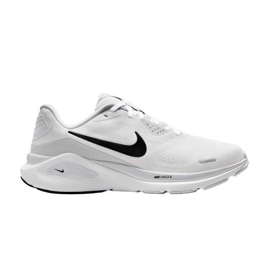 Women's Nike Structure 26, White/Black/Pure Platinum, 6.5 B Medium