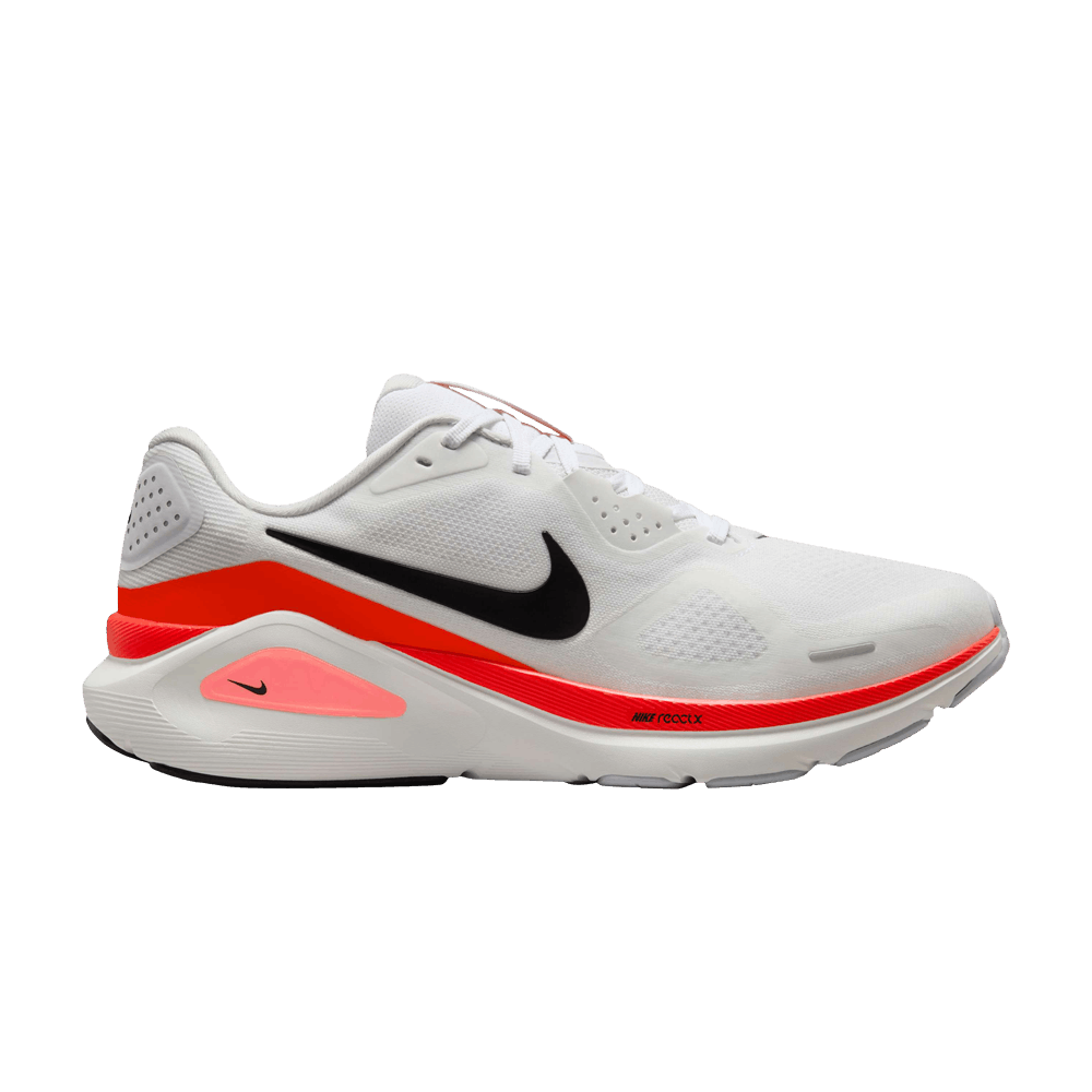 Men's Nike Structure 26, White/Black/Bright Crimson/Photon Dust, 9 D Medium