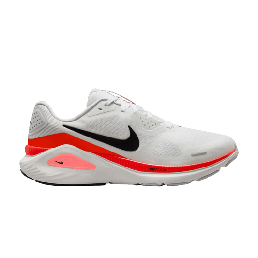 Men's Nike Structure 26, White/Black/Bright Crimson/Photon Dust, 9 D Medium