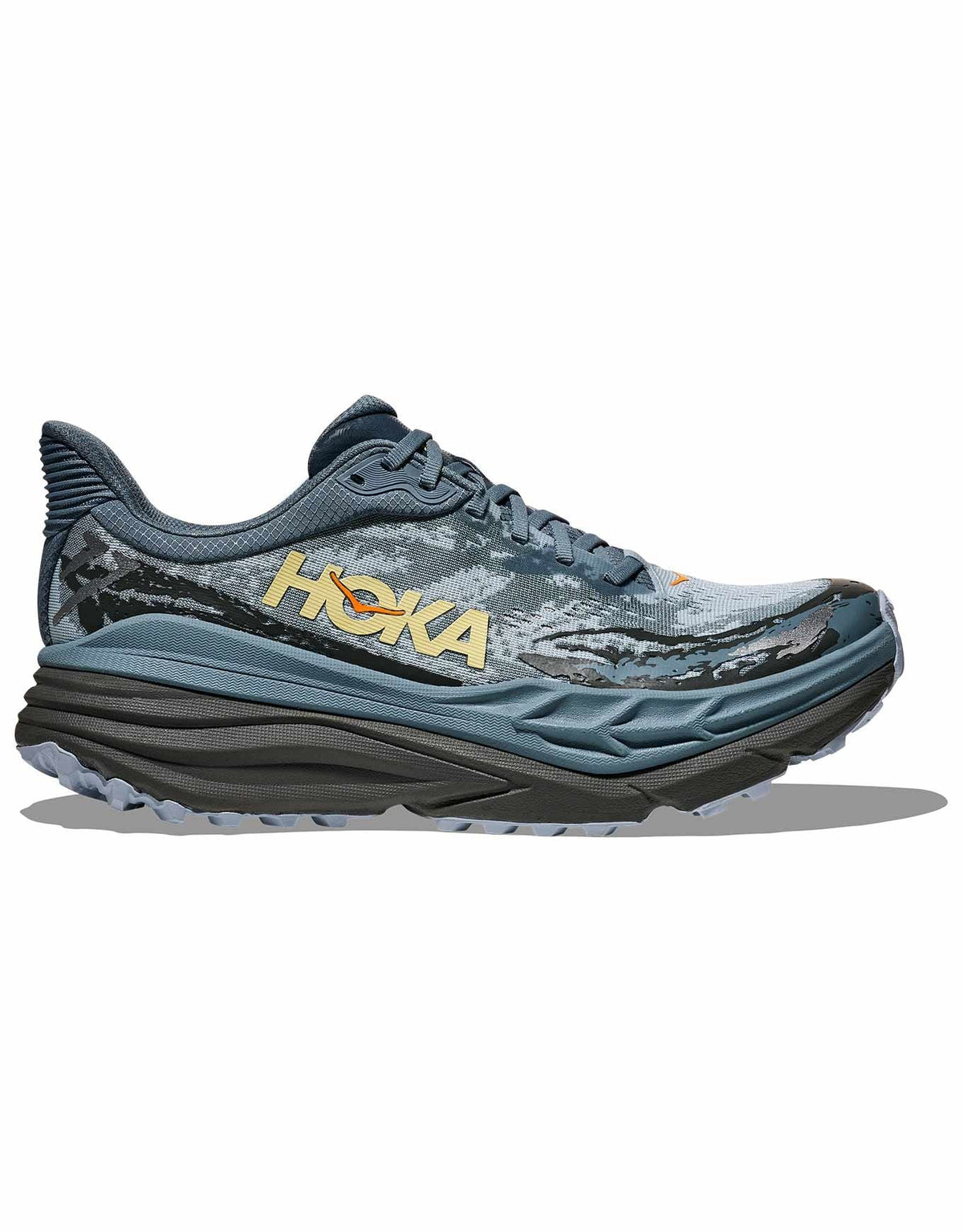 Men's Hoka Stinson 7, Slate Blue/Asphalt Grey, 14 D Medium