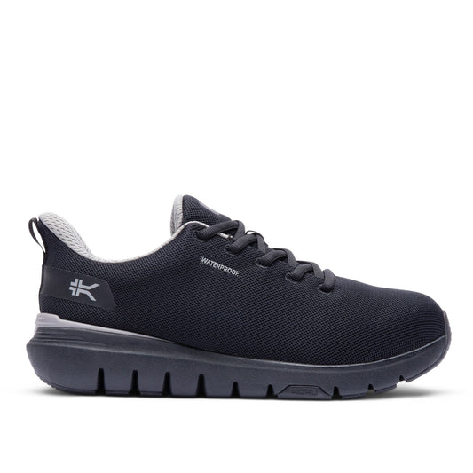 Unisex KURU FLEX Via Waterproof, Jet Black/Tungsten Gray