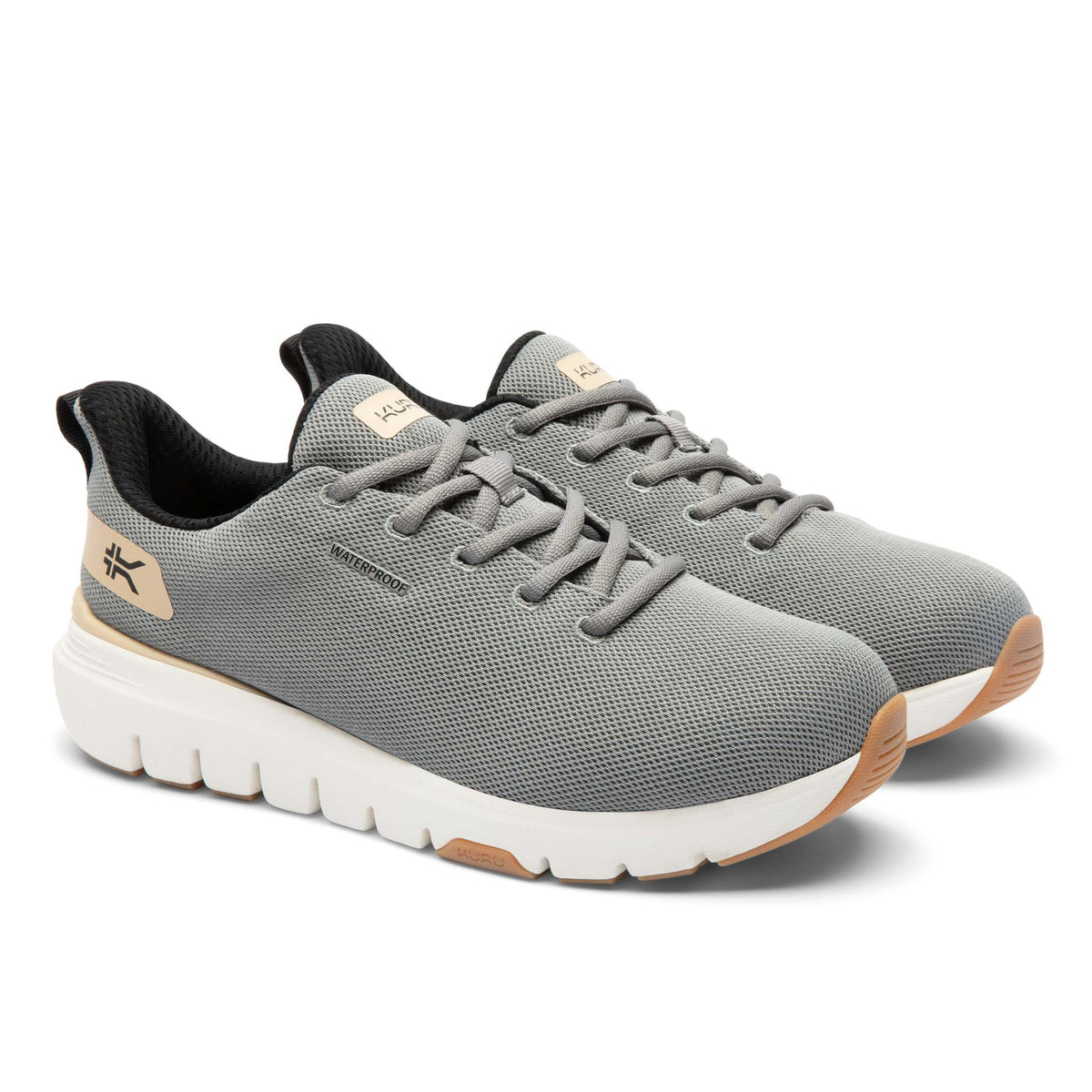 Unisex KURU FLEX Via Waterproof, Pewter Gray/Salt White
