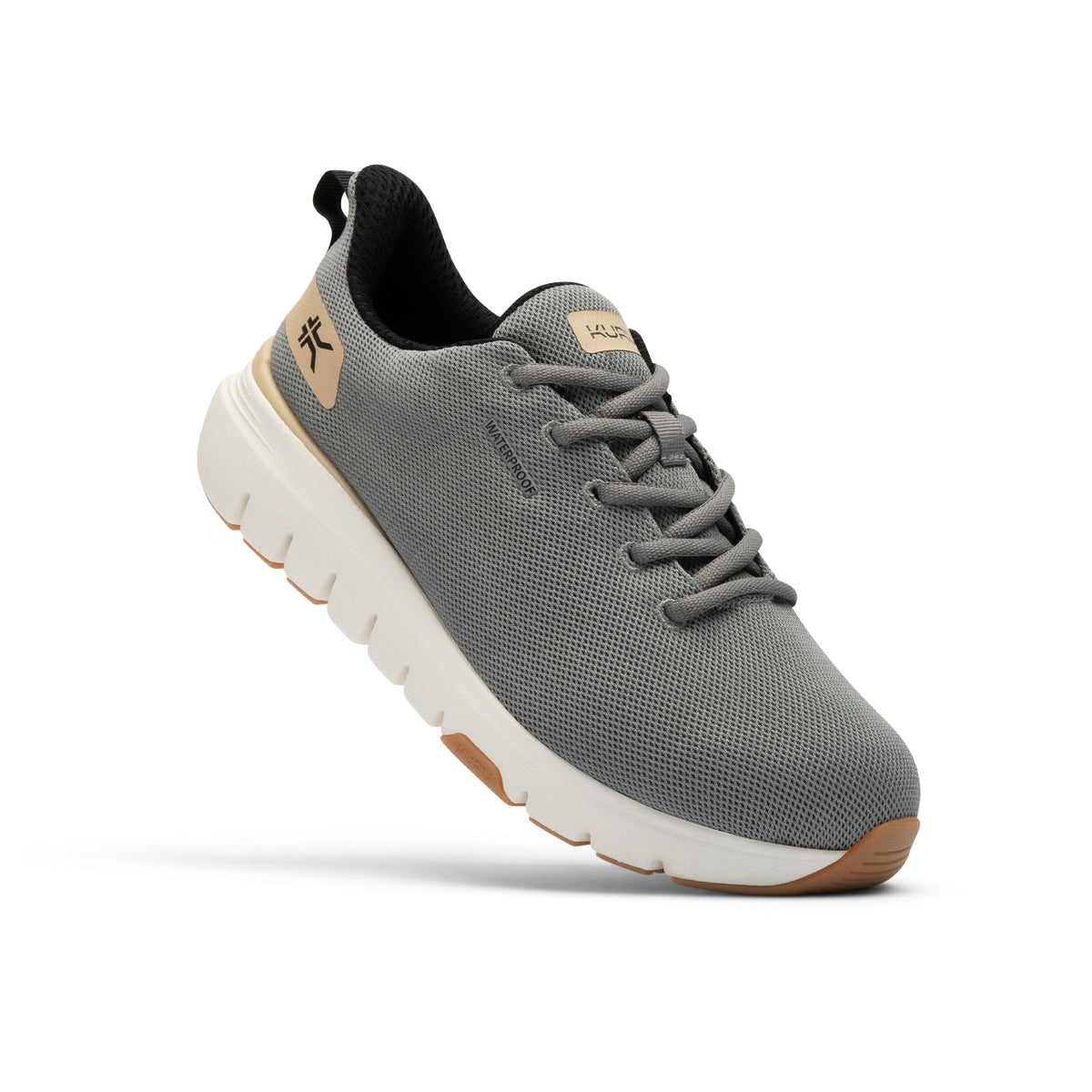 Unisex KURU FLEX Via Waterproof, Pewter Gray/Salt White