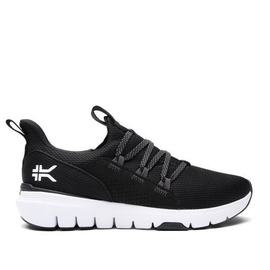Women's KURU FLEX Slip-On, Jet Black/Bright White