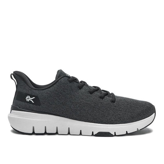 Men's KURU FLEX Via, Jet Black/Bright White