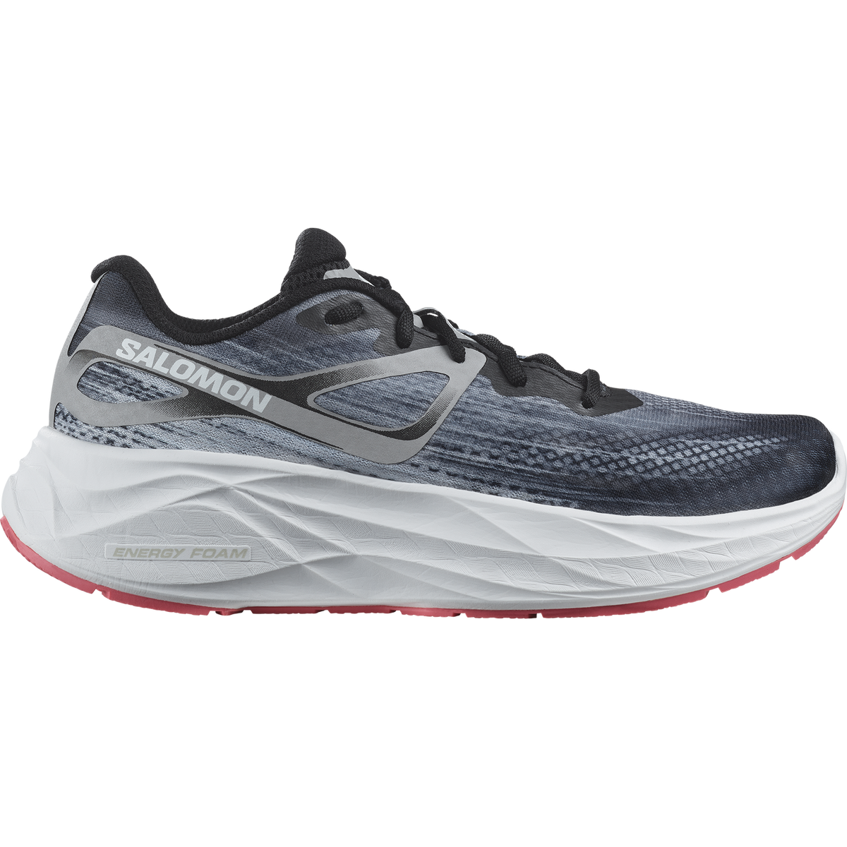Womens Salomon Aero Glide, Black/Alloy/Tea Rose, 9.5 B Medium