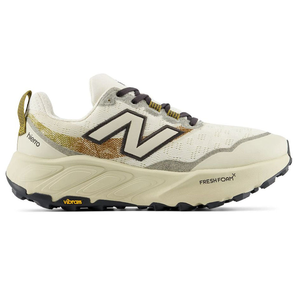 Men's New Balance Fresh Foam X Hierro v9, Angora/Basil Oil, 10.5 D Medium