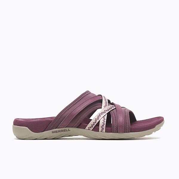 Womens Merrell Terran 3 Cush Slide, Burgundy, 7 B Medium