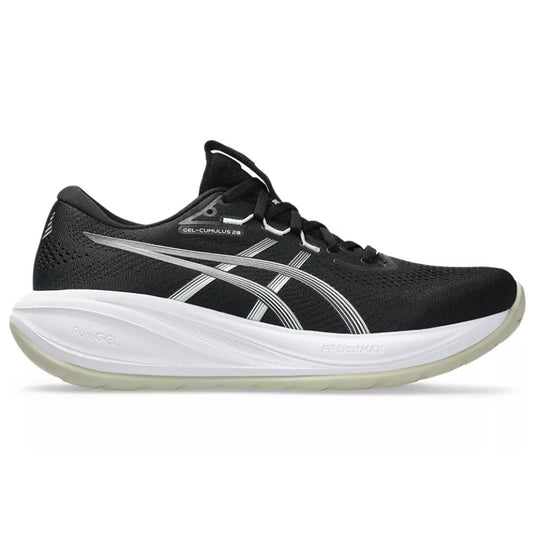 Men's Asics Gel-Cumulus 28, Black/White, 10 4E Extra Wide