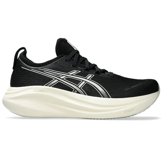 Men's Asics Gel-Nimbus 27, Black/Lake Grey, 13 2E Wide