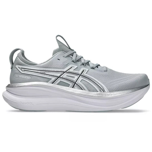 Men's Asics Gel-Nimbus 28 ATC, Piedmont Grey/Pure Silver, 11.5 D Medium